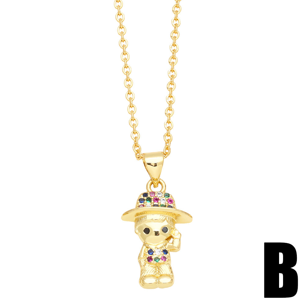 Wholesale Cute Boys Girls Copper Necklaces